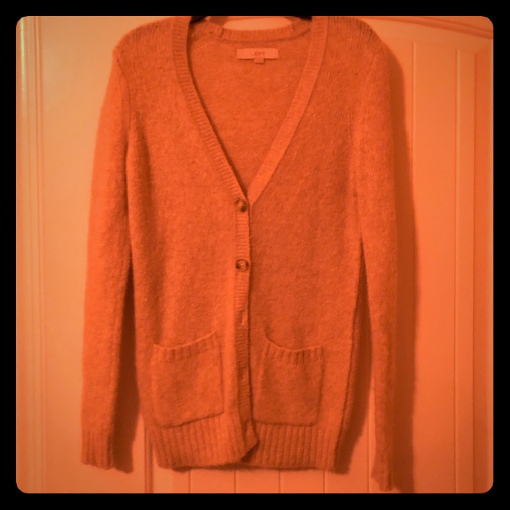 Cream LOFT Cardigan